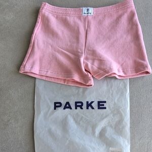NEW Parke French Terry Sweatshort Pink S